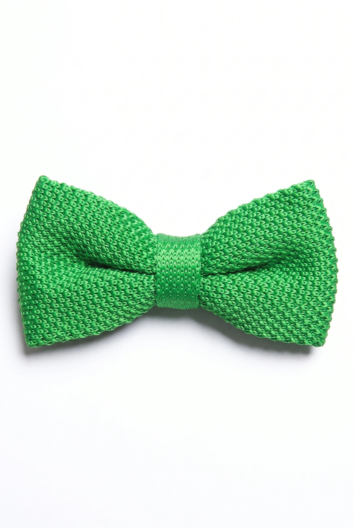 Men’s Light Green Knitted Bow Tie