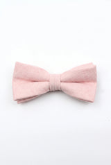 Men’s Light Pink Tweed Wool Blend Bow Tie