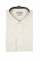 Men's Long Sleeve Button-Down Dress Shirt - Cream