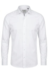 Men's Long Sleeve Button-Down Dress Shirt - White
