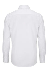 Men's Long Sleeve Button-Down Dress Shirt - White