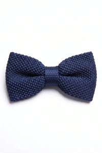 Men’s Navy Knitted Bow Tie