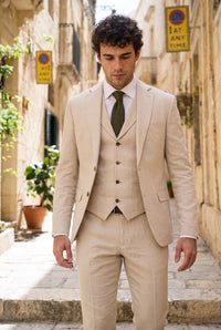 Men’s Olive Green Knitted Tie
