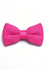 Men’s Pink Knitted Bow Tie