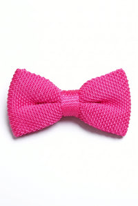 Men’s Pink Knitted Bow Tie