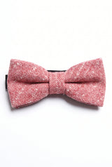 Men’s Pink Tweed Bow Tie