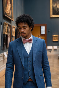 Men’s Pink Tweed Bow Tie