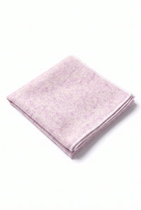 Men’s Pink Tweed Wool Blend Pocket Square