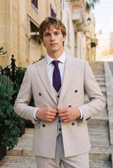 Men’s Purple Knitted Tie