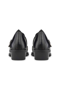 Mens Real Leather Riding Shoes with Buckle