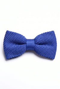 Men’s Royal Blue Knitted Bow Tie