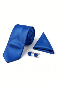 Men’s Royal Blue Tie Set
