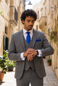 Men’s Royal Blue Tie Set