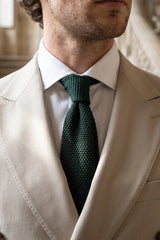Men’s Sage Green Knitted Tie