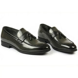 Men's Tassel High-Gloss Slip-On Loafers