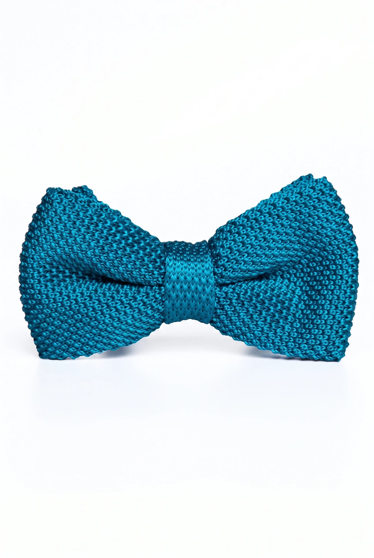 Men’s Teal Knitted Bow Tie