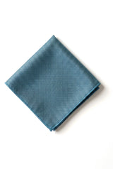 Men's Tie Pocket Sqaure Set Formal Solid Necktie - Turquoise