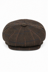 Mens Vintage Tweed Peaky Blinders Hat