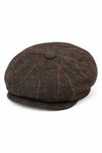 Mens Vintage Tweed Peaky Blinders Hat