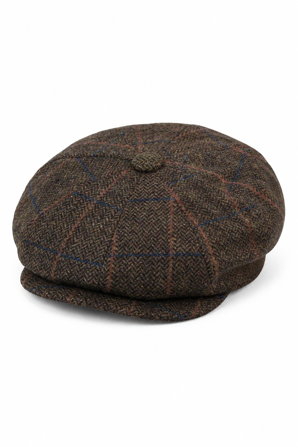 Mens Vintage Tweed Peaky Blinders Hat