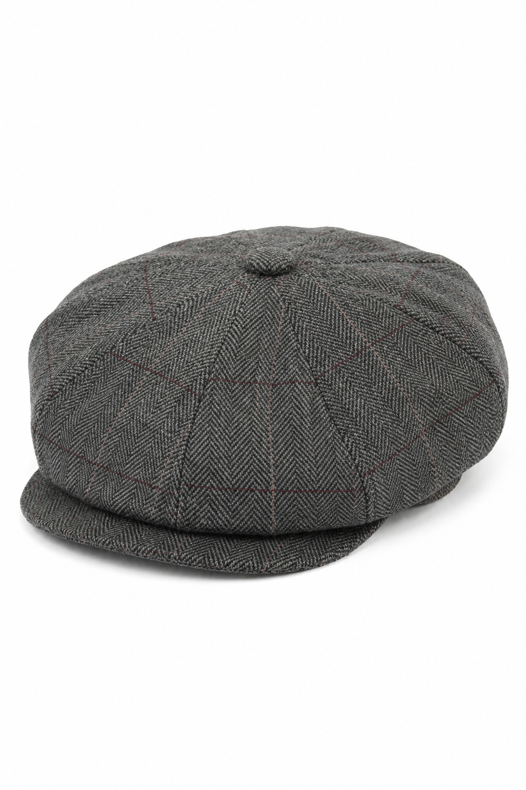 Mens Vintage Tweed Peaky Blinders Hat