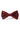 Men's Wine Bow Tie Pocket Square Cuff Links Gift Set