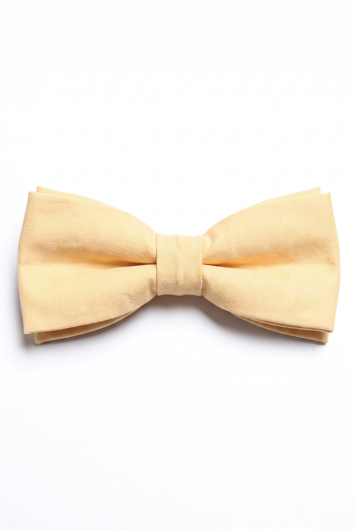 Men’s Yellow Double Layer Bow Tie