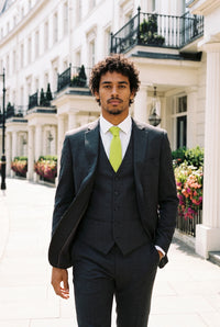 Men’s Yellow Knitted Tie