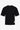 Men’s Dark Navy Relaxed Fit Raw Edge T-Shirt Cotton Blend Crew Neck Top