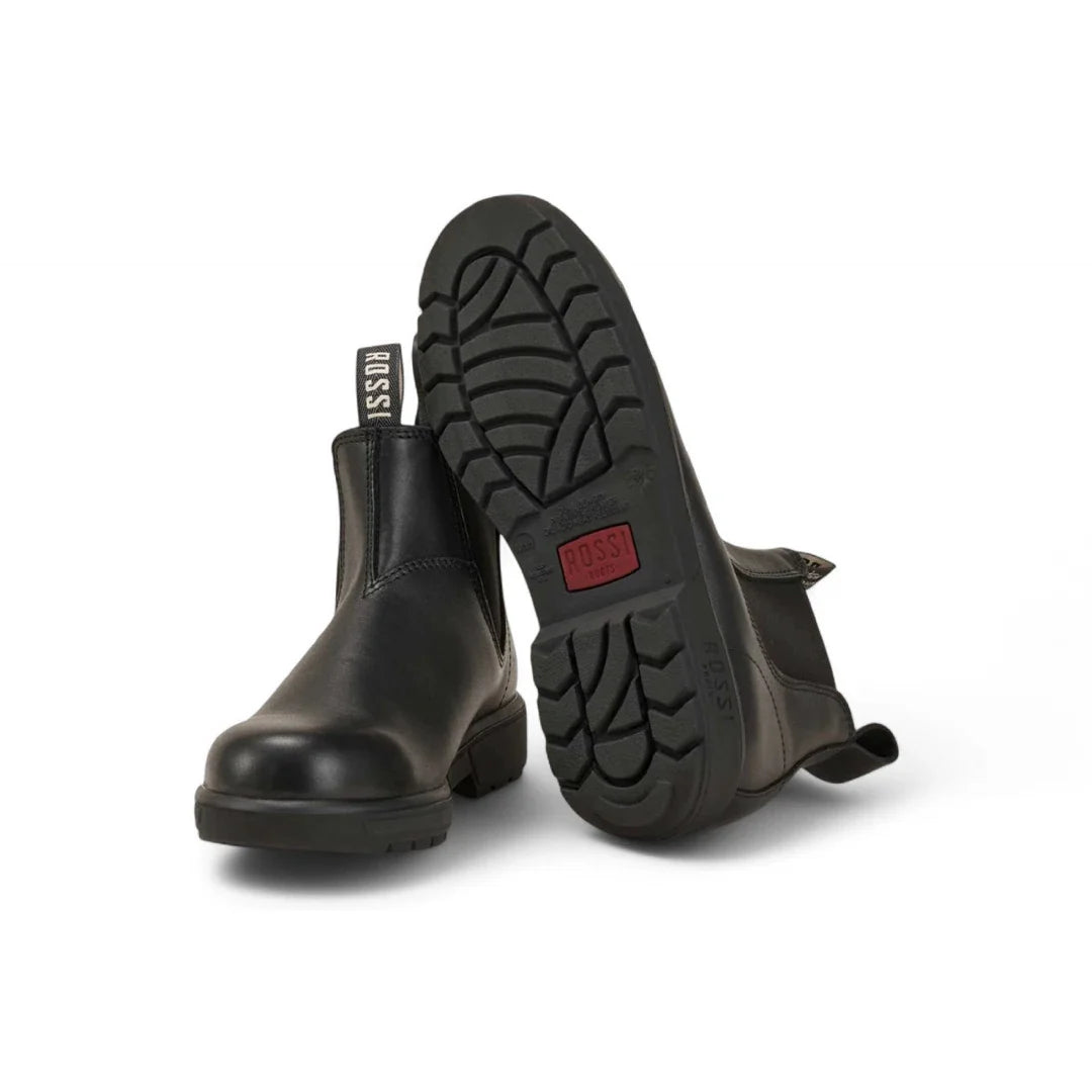 Endura 301 - Black Leather Chelsea Boots