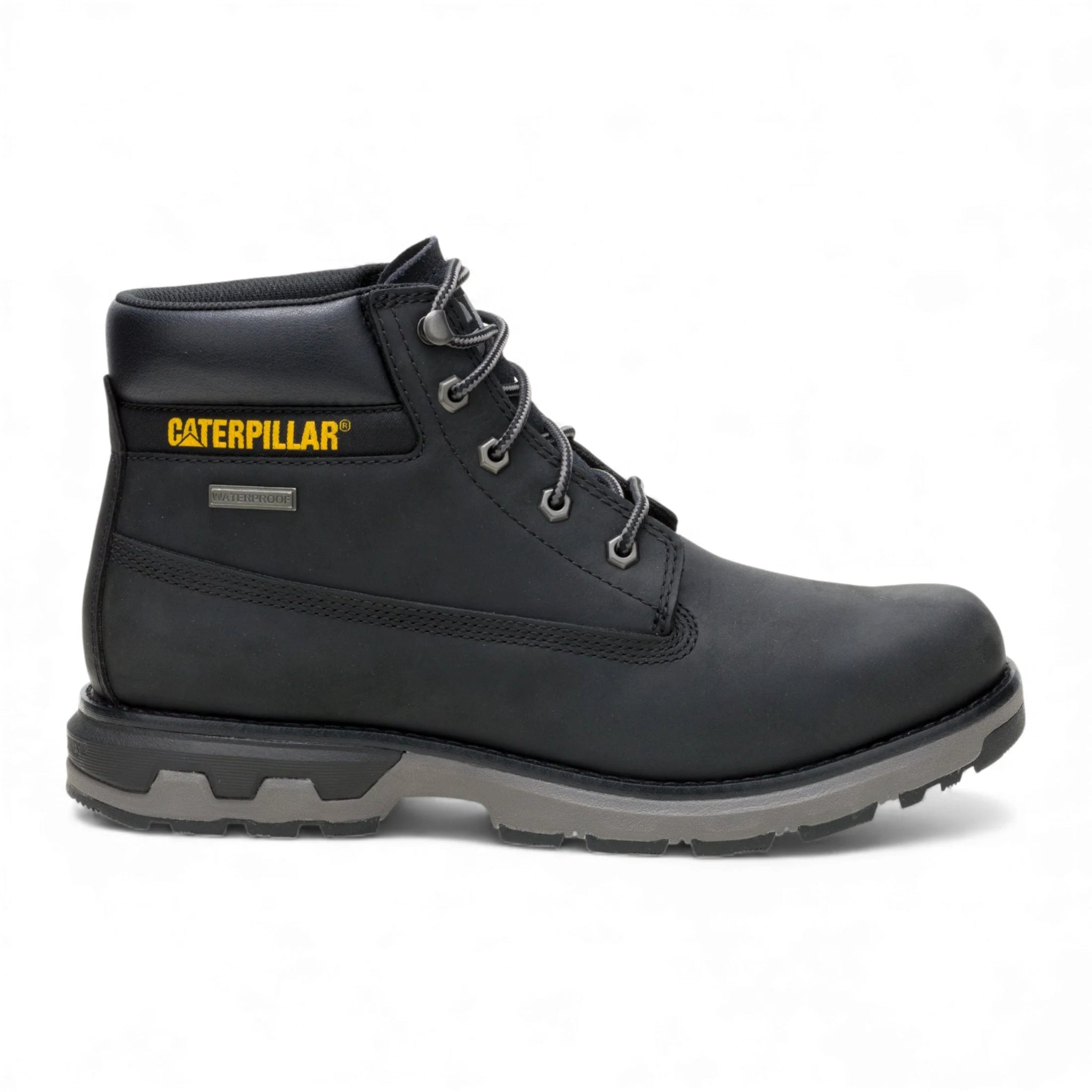Pursue - Men's Black Leather Work Hiking Ankle Boots