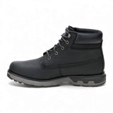 Pursue - Men's Black Leather Work Hiking Ankle Boots
