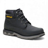 Pursue - Men's Black Leather Work Hiking Ankle Boots