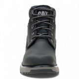 Pursue - Men's Black Leather Work Hiking Ankle Boots