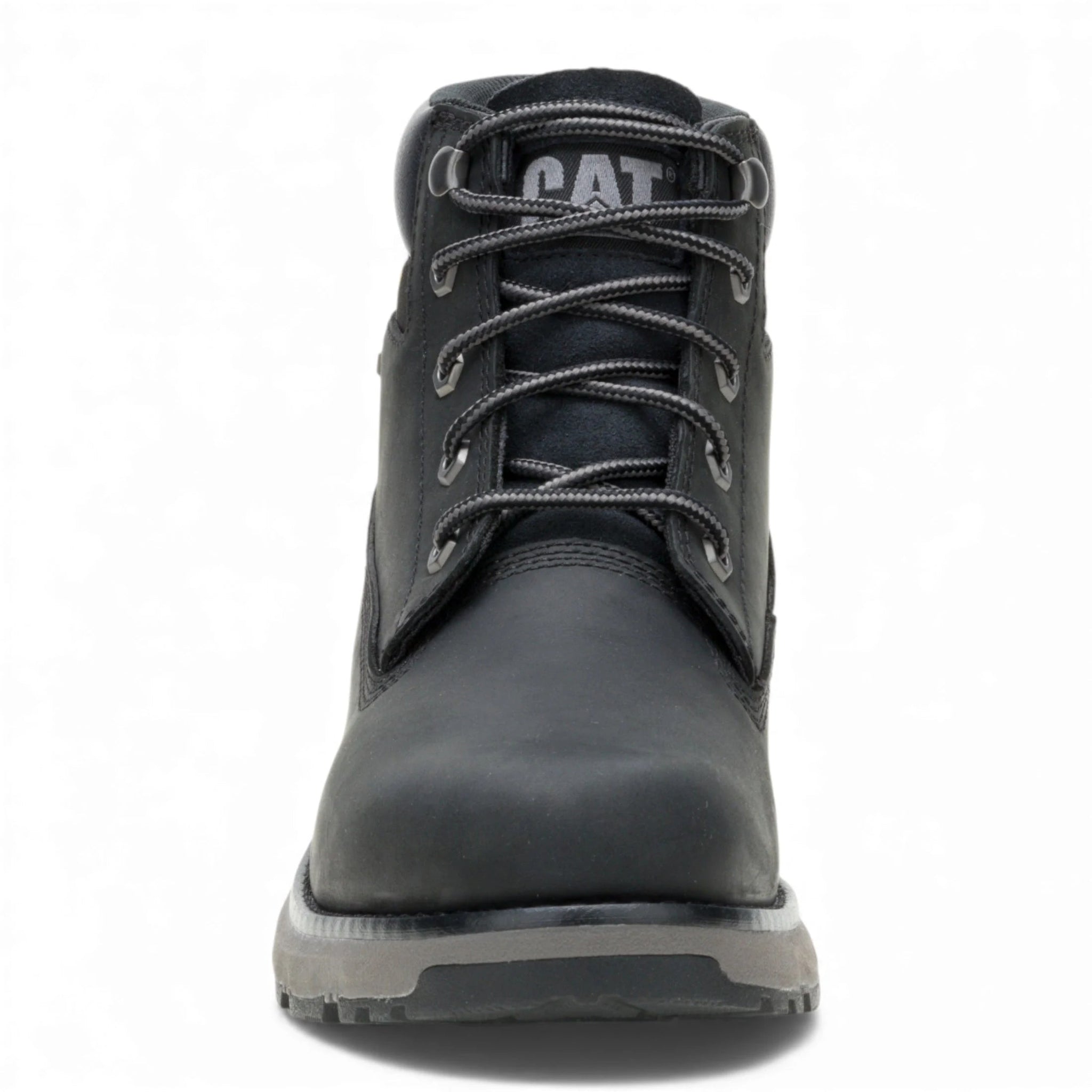 Pursue - Men's Black Leather Work Hiking Ankle Boots