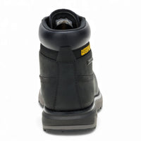 Pursue - Men's Black Leather Work Hiking Ankle Boots
