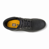 Pursue - Men's Black Leather Work Hiking Ankle Boots