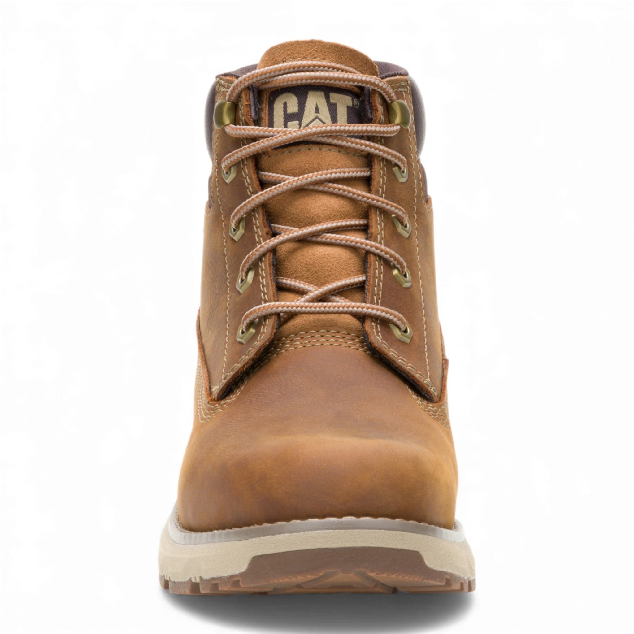 Pursue - Men's Brown Leather Work Hiking Ankle Boots