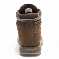 Pursue - Men's Dark Brown Leather Work Hiking Ankle Boots