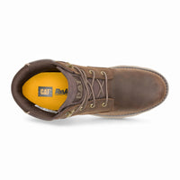 Pursue - Men's Dark Brown Leather Work Hiking Ankle Boots