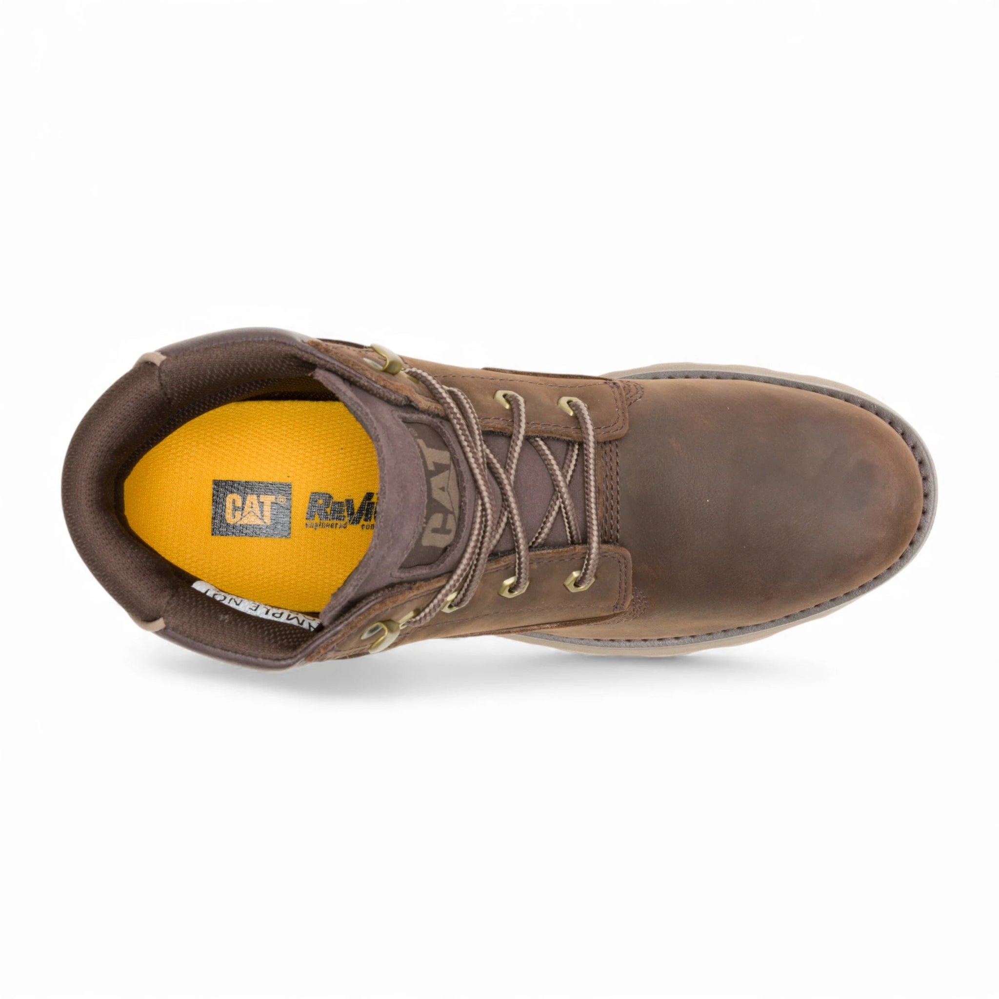 Pursue - Men's Dark Brown Leather Work Hiking Ankle Boots