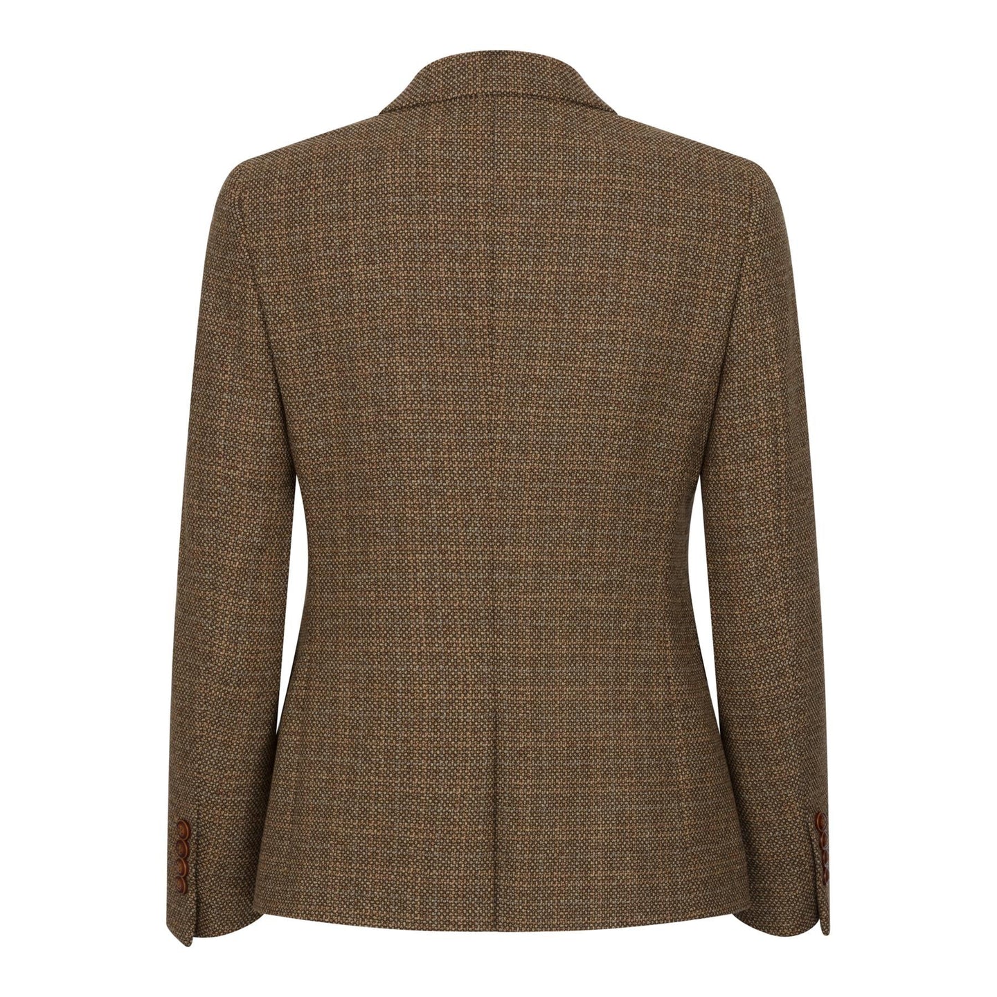 Ralph - Women's Brown Tweed Tailored Fit Blazer