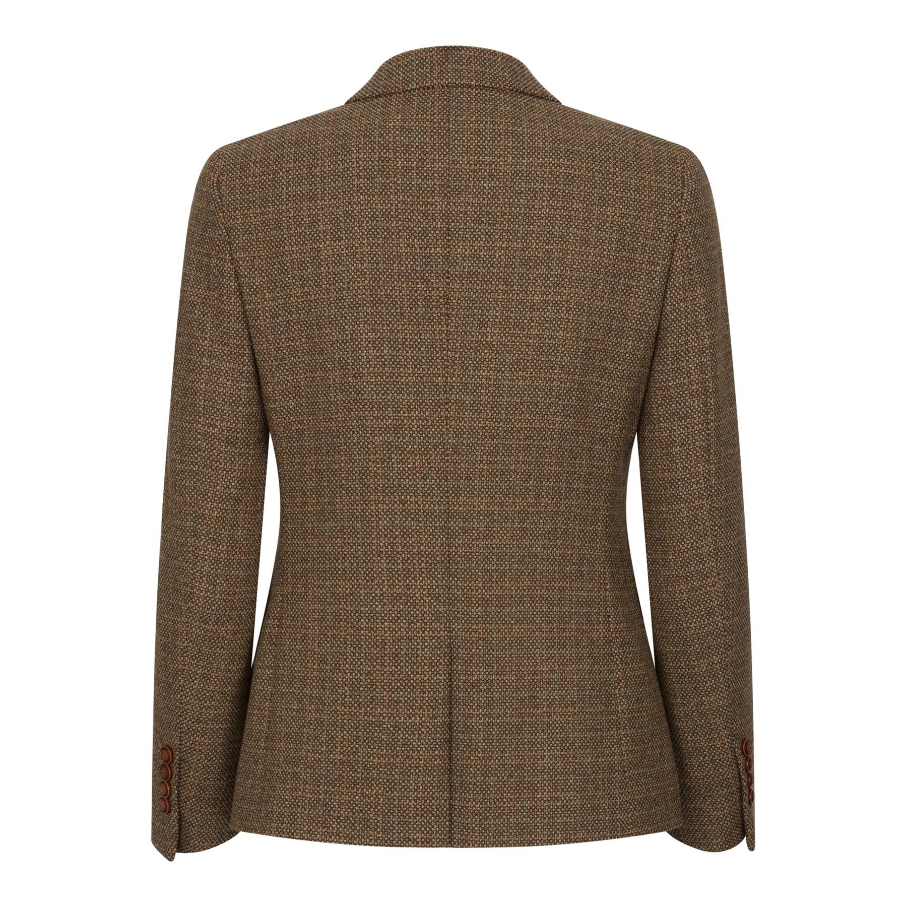 Ralph - Women's Brown Tweed Tailored Fit Blazer