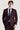 Regent - Men's Wine Checked Tailored Fit Blazer