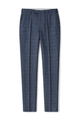 Scott - Men's Blue Tweed Checked Trousers1 Review