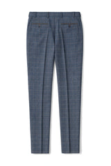 Scott - Men's Blue Tweed Checked Trousers1 Review