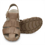Stanley C8 - Men's Waterproof Taupe Leather Sandals