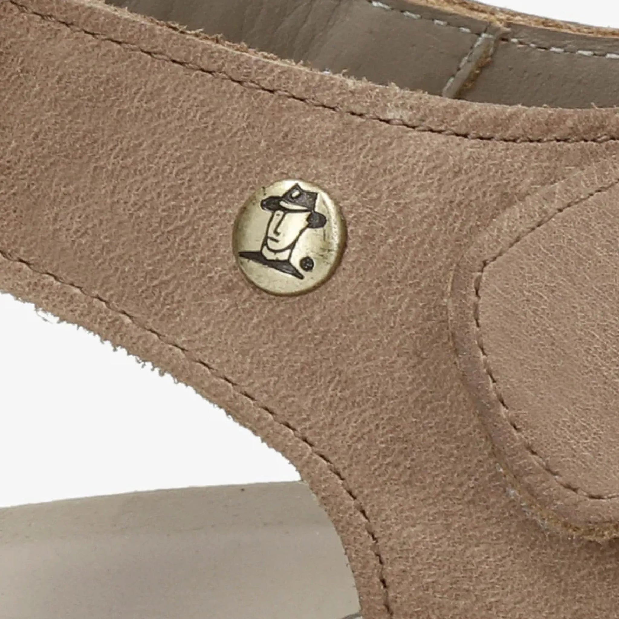 Stanley C8 - Men's Waterproof Taupe Leather Sandals
