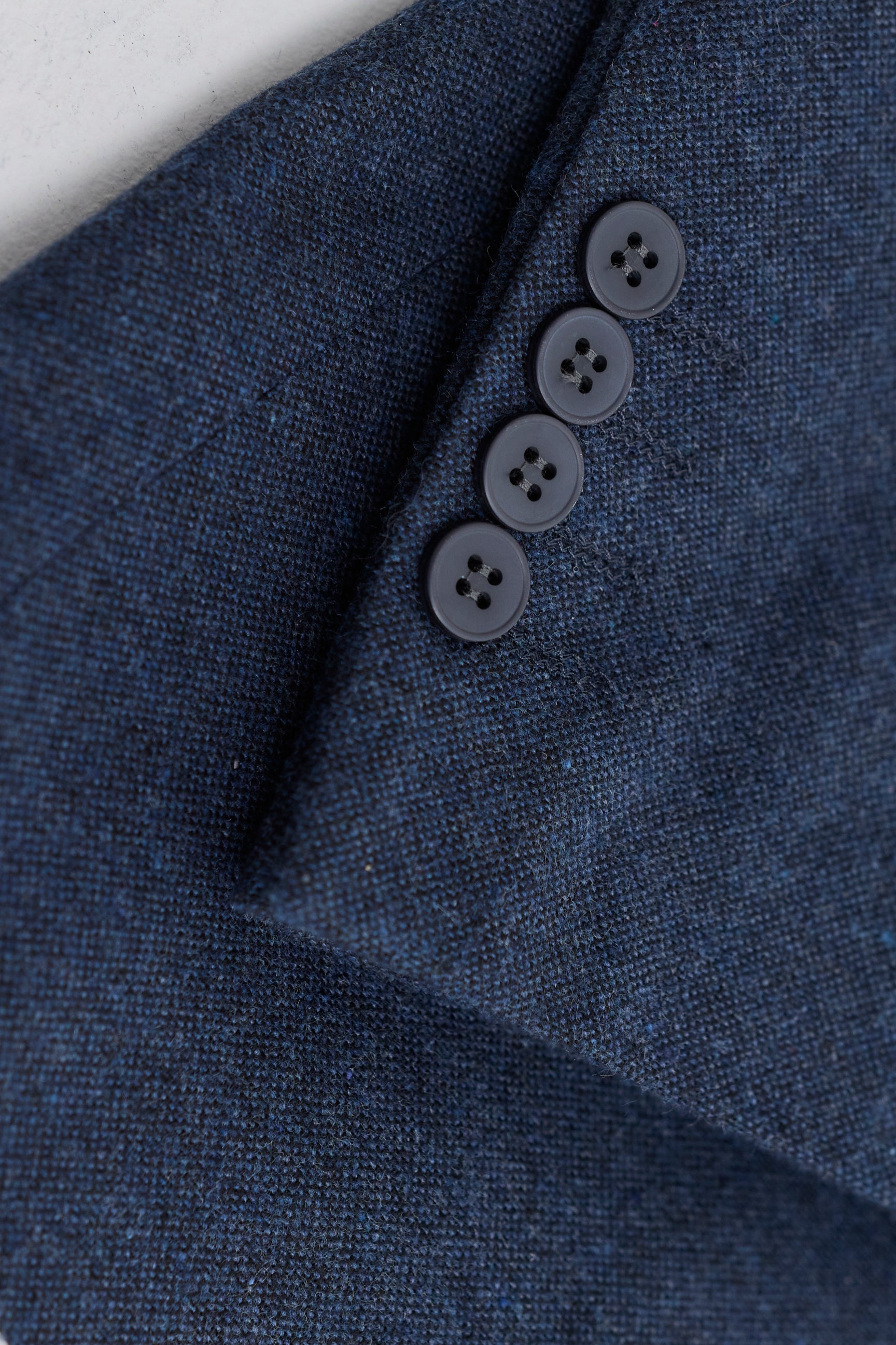 Mens Navy-Blue Peaky Blinders Wool Suit