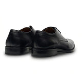 Taylor - Men's Black Leather Classic Lace-Up Derby Shoes